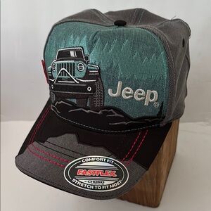 Jeep 4x4 Fastflex Choko Baseball Hat New!